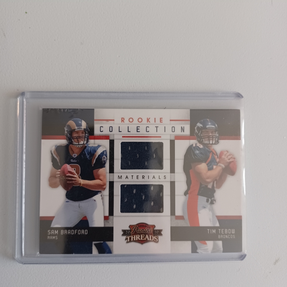 2010 Panini Threads RC Collection Sam Bradford/Tim Tebow 69/299